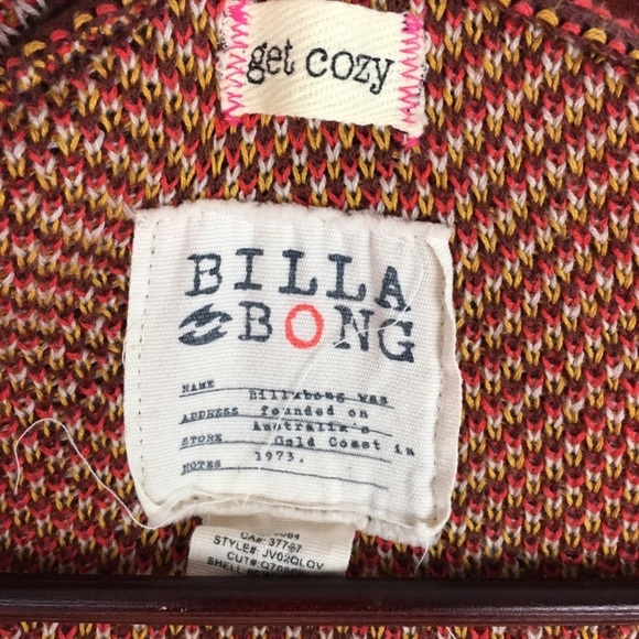 Billabong wide sleeve fringed cardigan - Picture 4 of 7